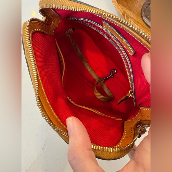 Dooney & Bourke Cameron Crossbody in Midnight Blue Leather - Picture 10 of 17